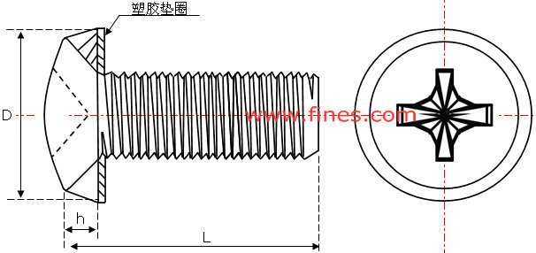 皇冠螺釘圖紙